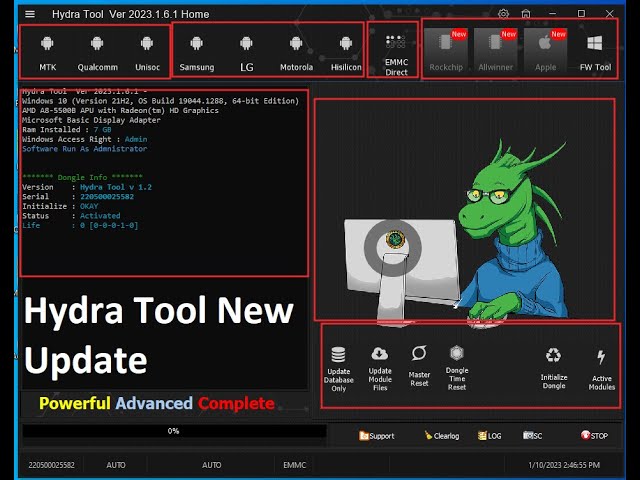 Hydra Tool Rent (Without Dongle) [2 Hour]